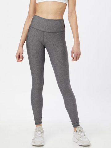 UNDER ARMOUR Skinny Sportbroek in Grijs: voorkant