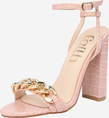 Sandales à lanières Dorothy Perkins en rose : devant