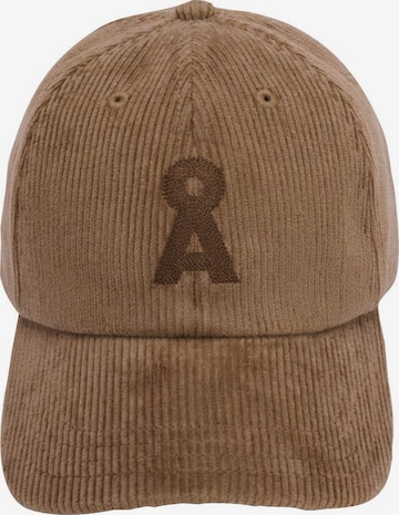 Casquette ARMEDANGELS en marron : devant