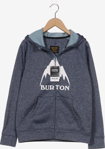 BURTON Sweatshirt & Zip-Up Hoodie in M in Blue: front