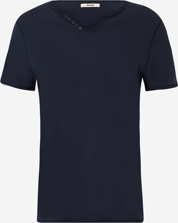 Zadig & Voltaire Shirt 'MONASTIR' in Blauw: voorkant