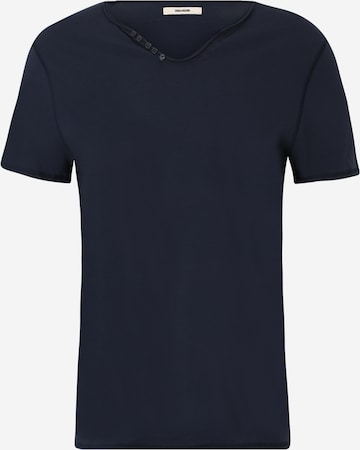 Zadig & Voltaire T-shirt i blå: framsida