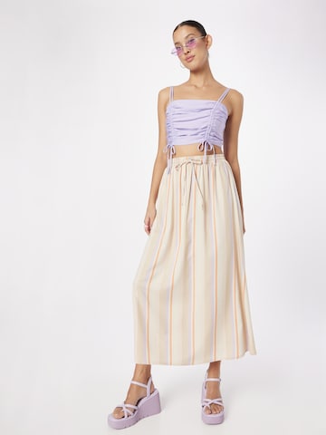 ONLY Skirt 'TINE' in Beige
