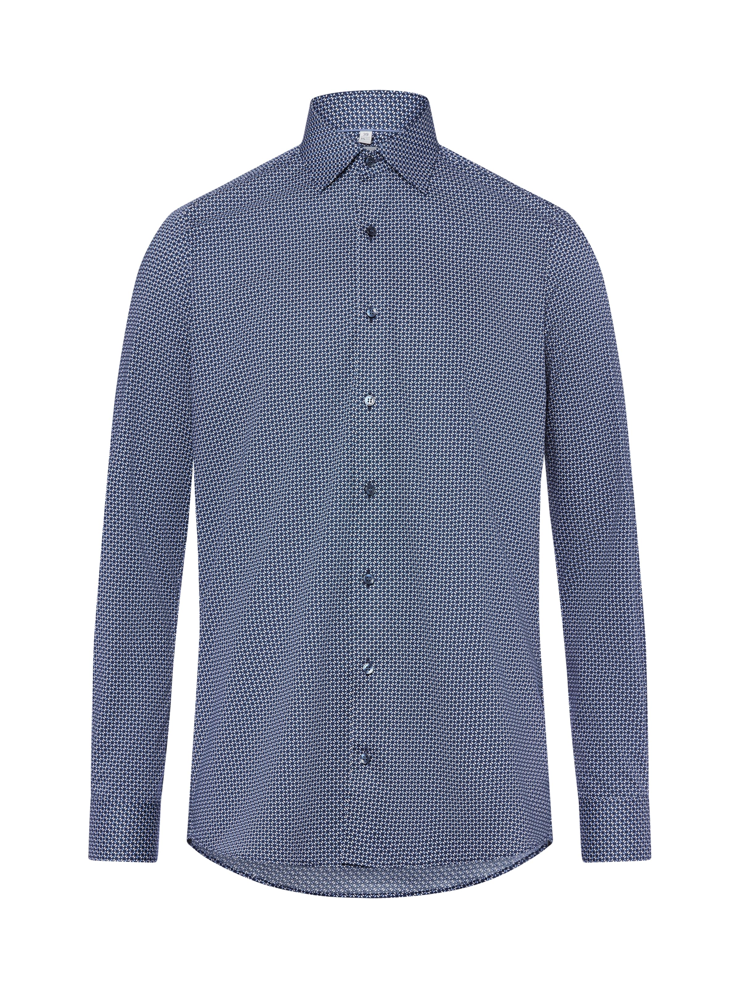 OLYMP Slim Fit Hemd in Blau: Vorderseite