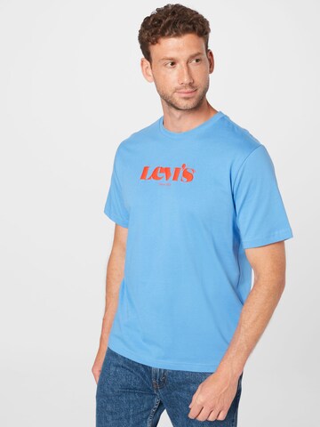 LEVI'S ® - Camisa 'Relaxed Fit Tee' em azul: frente