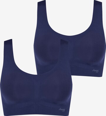 SLOGGI - Sujetador ' ZERO Feel Top ' en azul: frente