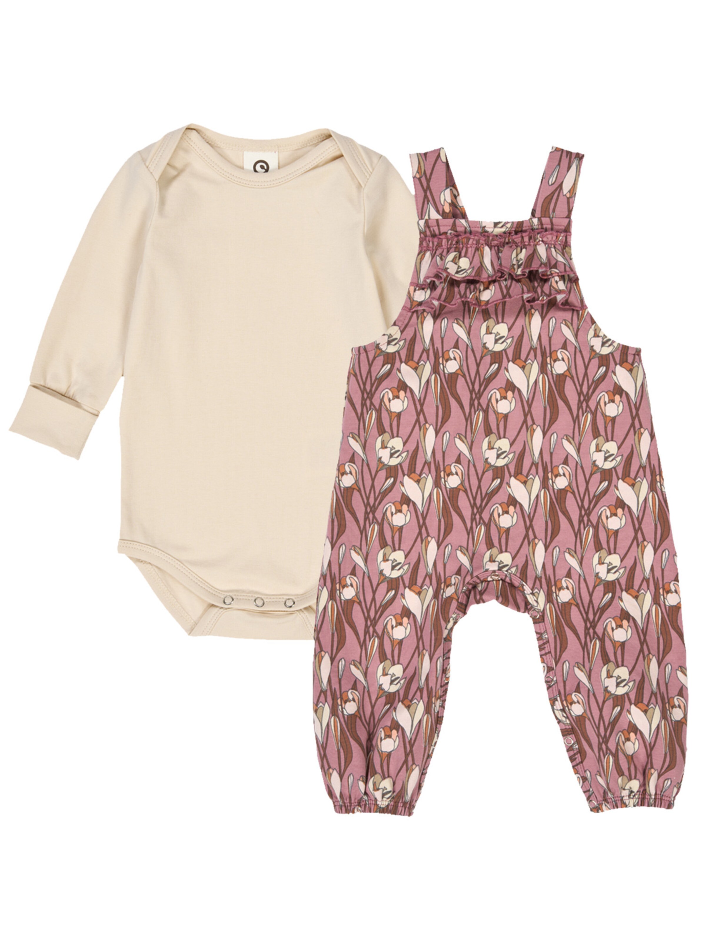 Müsli by GREEN COTTON Set in Beige: voorkant