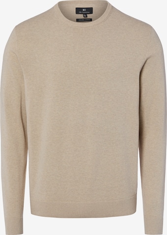 Nils Sundström Pullover in Beige: Vorderseite