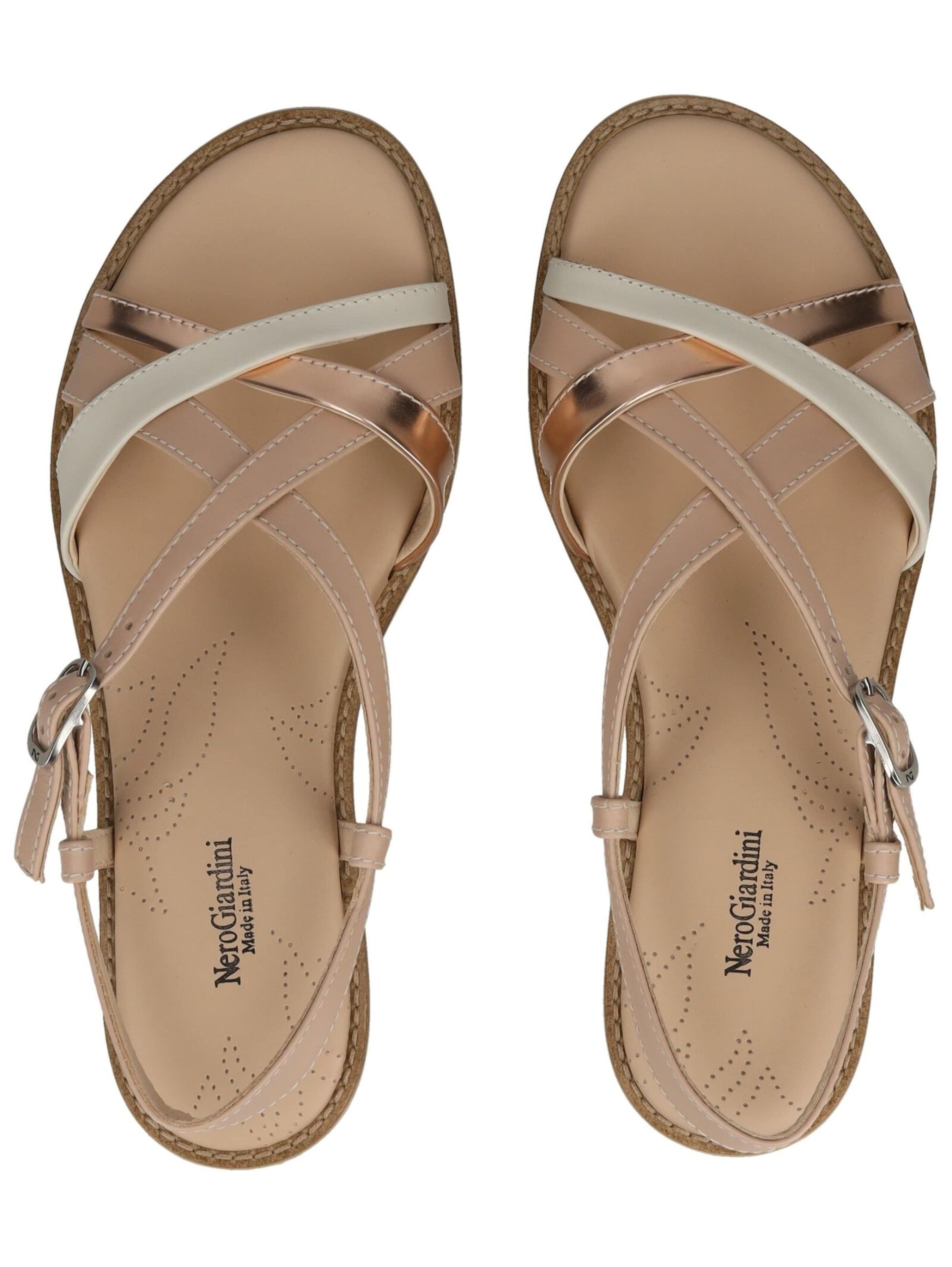 Sandales à lanières Nero Giardini en beige