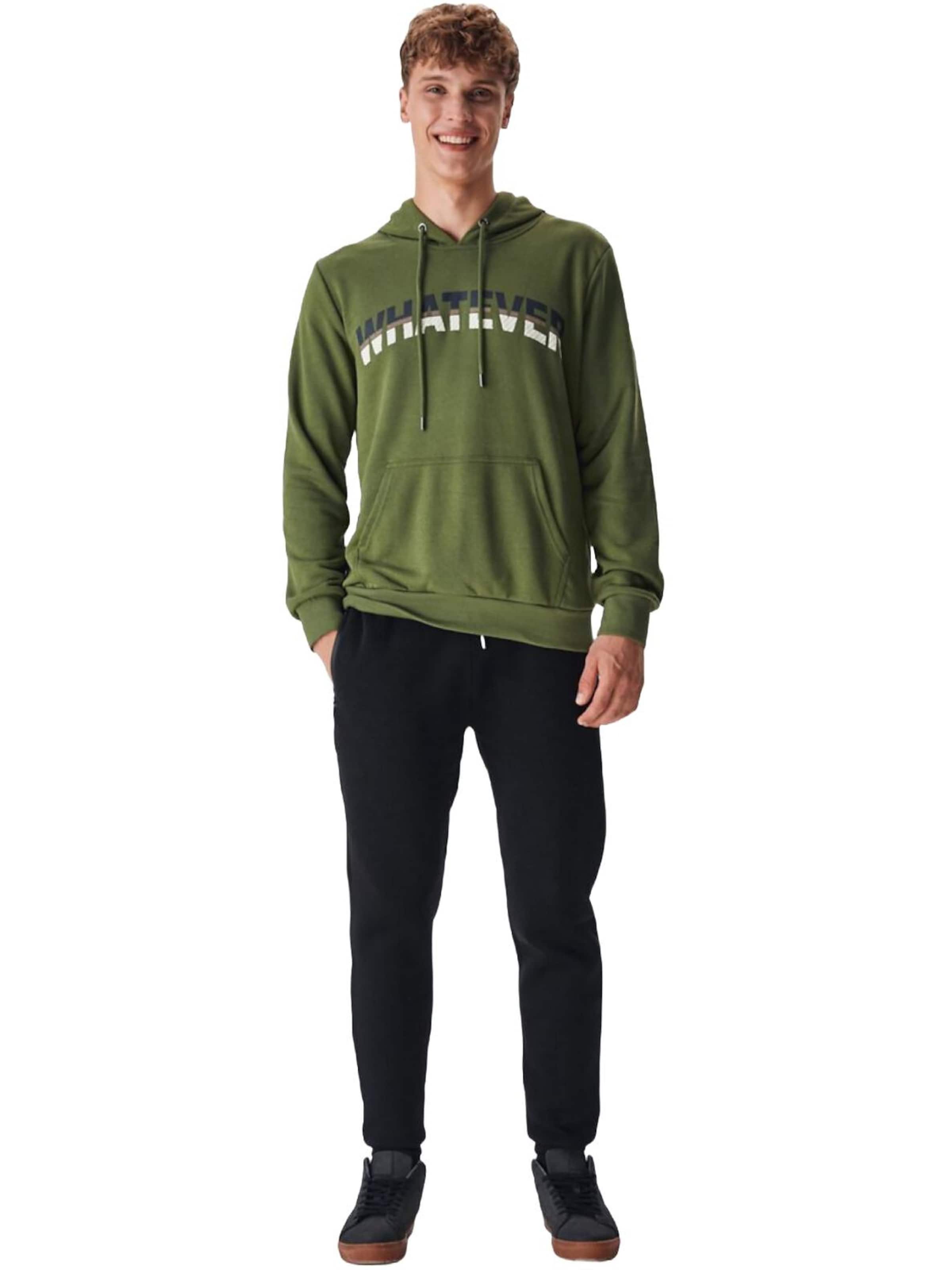 Sweat-shirt 'LTB Jeans Herren-Kapuzenpullover' LTB Jeans en vert