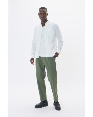 Matinique Comfort fit Button Up Shirt 'MATrostol China 4' in White