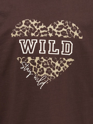 ONLY GIRLS - Camiseta 'KOGSCARLETT' en marrón