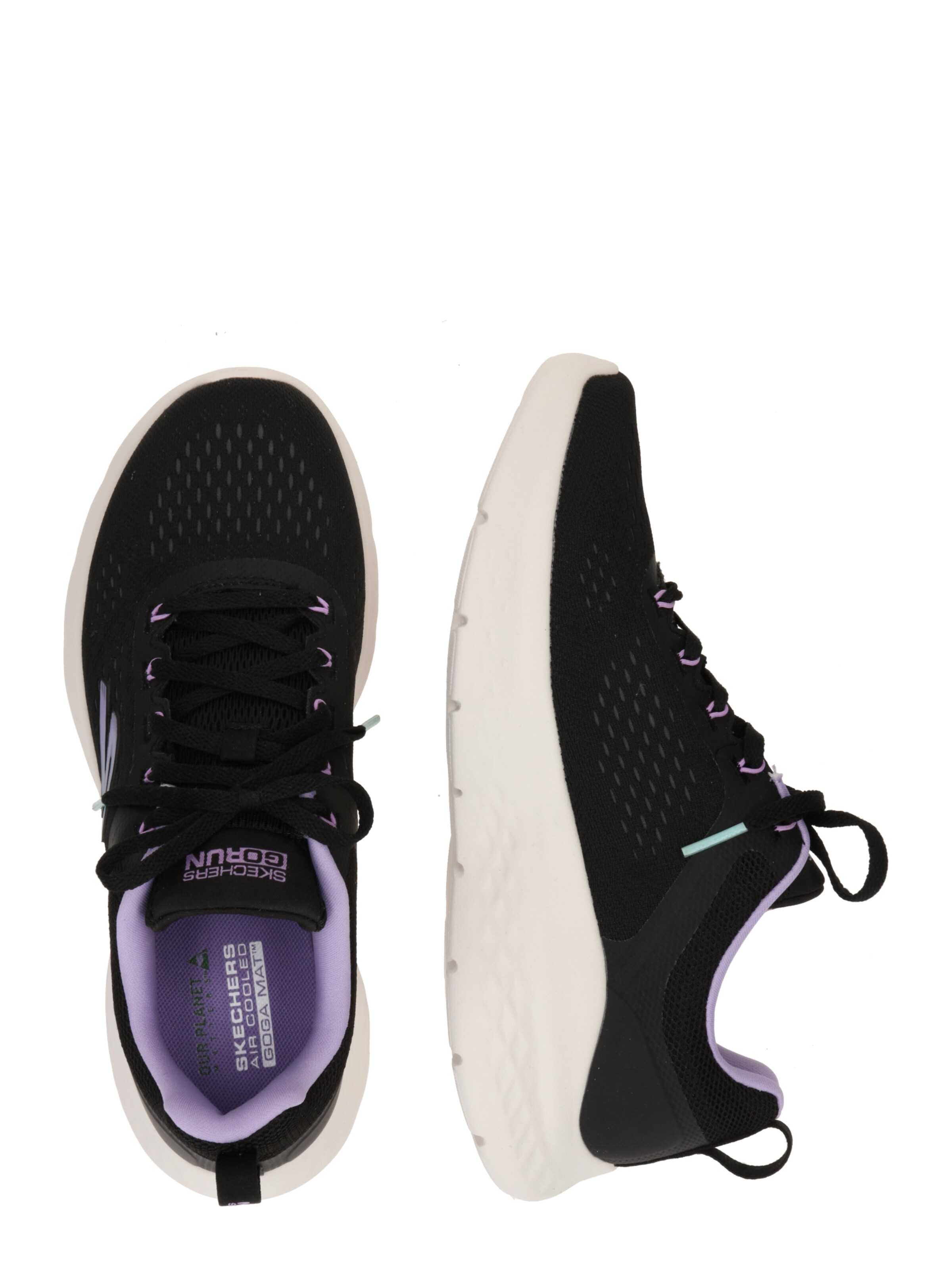 SKECHERS Sneakers laag 'Go Run Lite' in Zwart