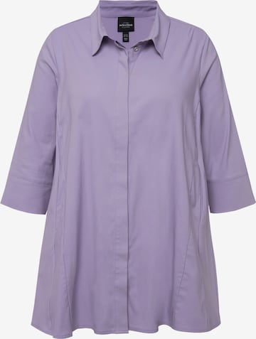 Ulla Popken Blouse in Lila: voorkant