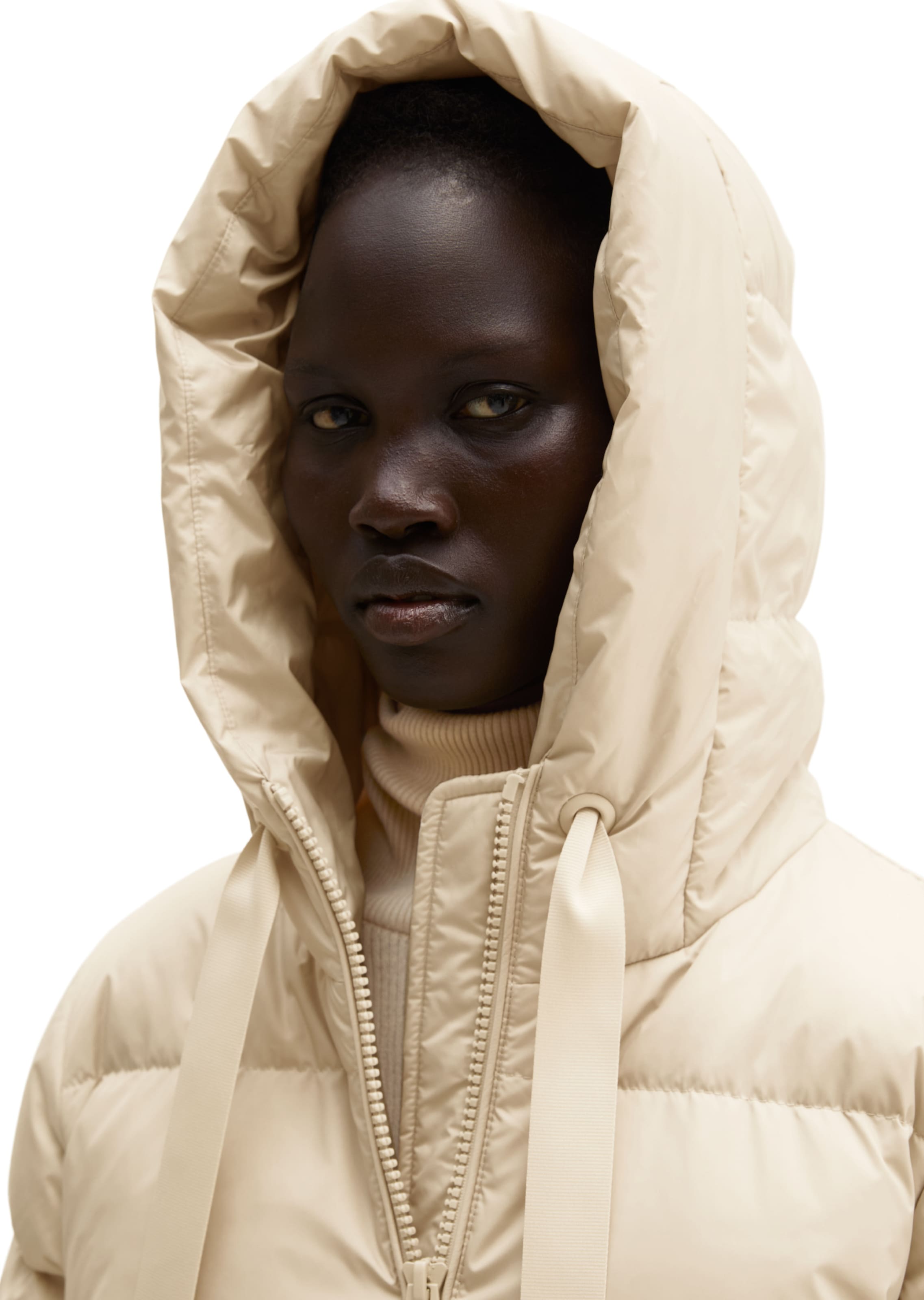 Marc O'Polo Winter Jacket in Beige: front