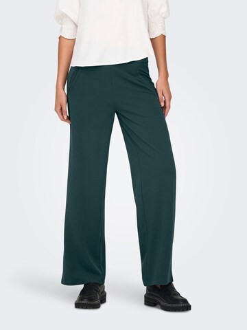 JDY Wide leg Broek 'JDYLOUISVILLE CATIA' in Groen: voorkant