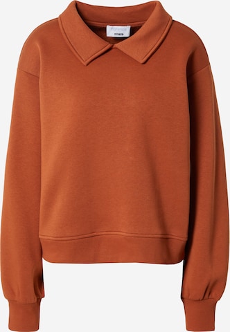 florence by mills exclusive for ABOUT YOU - Sweatshirt 'Joy' em castanho: frente