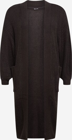 Noisy May Curve Cardigan 'Mollie' en gris foncé, Vue avec produit
