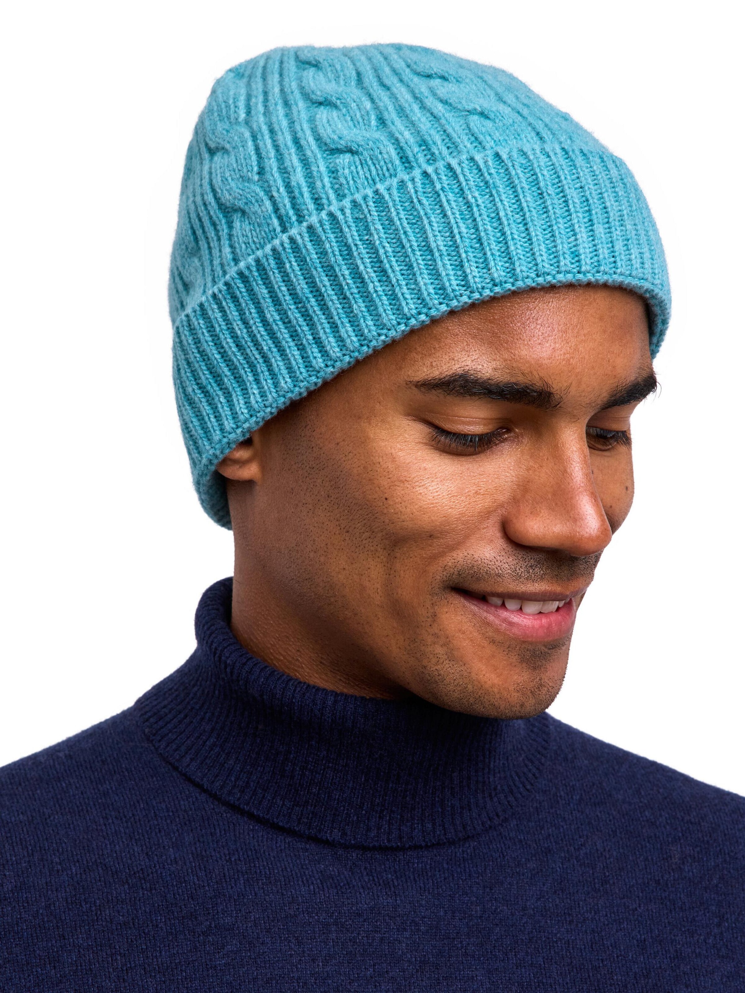 FALKE Mütze‌‌‌‌‌‌‌ in Blau: Vorderseite