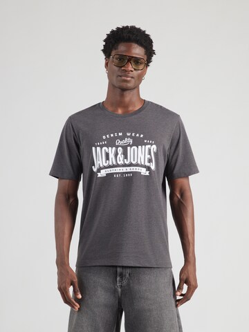 Tricou de la JACK & JONES pe gri: față