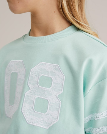 WE Fashion Тениска в зелено