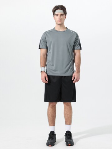 YOUTHUP Tracksuit 'Schwung' in Grey: front