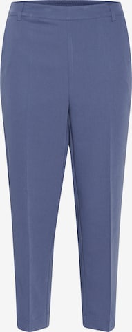 Pantaloni con piega frontale 'Sakura' di Kaffe in blu: frontale
