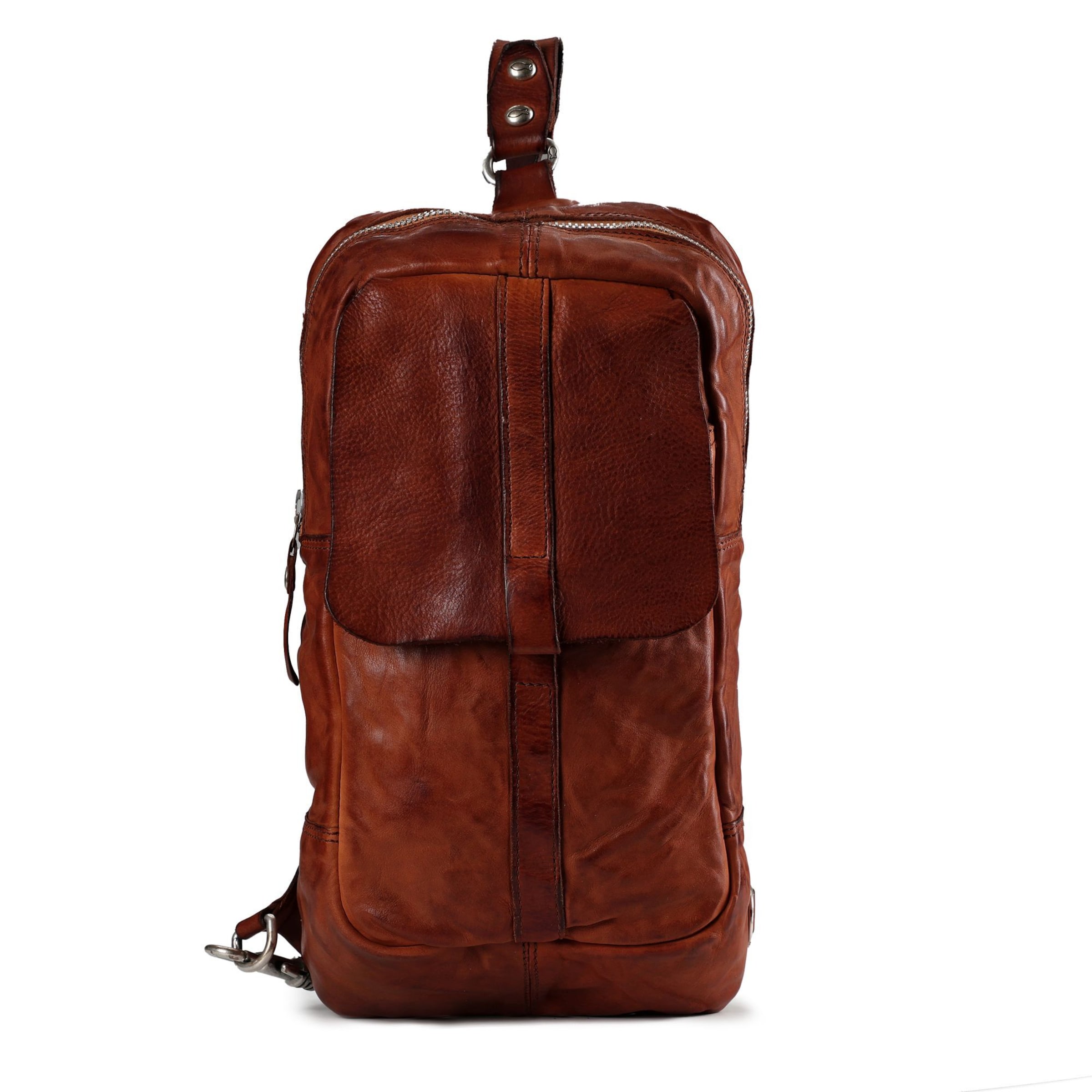 Campomaggi Crossbody bag 'Avocado' in Brown: front