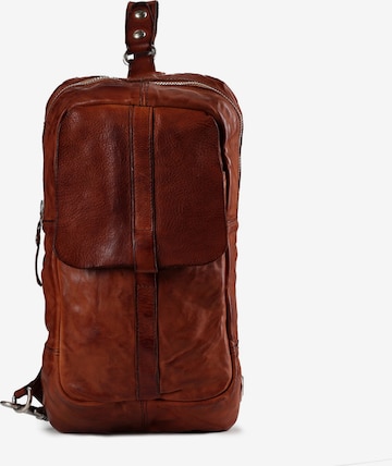 Campomaggi Schoudertas 'Avocado' in Bruin: voorkant