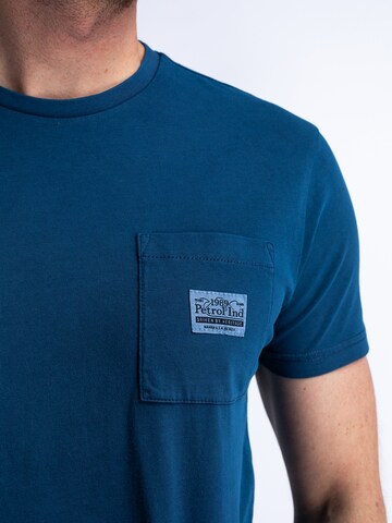 T-Shirt Petrol Industries en bleu