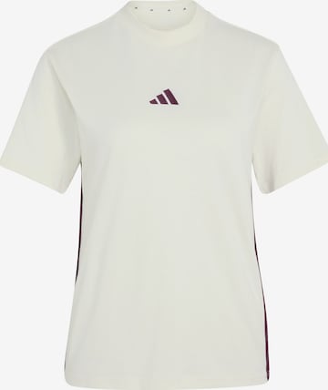 smėlio ADIDAS SPORTSWEAR Sportiniai marškinėliai 'Essentials': priekis