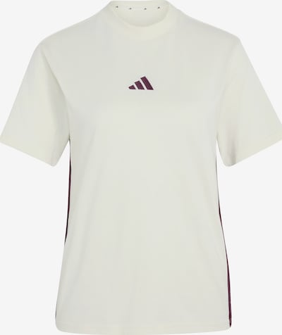 ADIDAS SPORTSWEAR Toiminnallinen paita 'Essentials' koossa S värissä norsunluu / burgundin punainen, Tuotenäkymä
