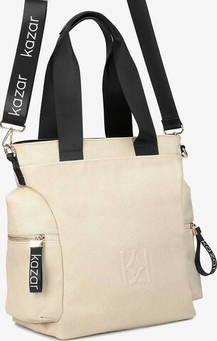 Borsa a mano di Kazar in beige