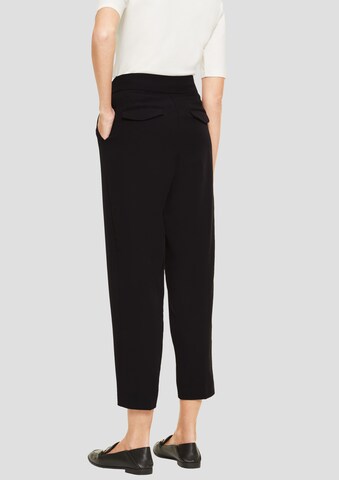 COMMA Loose fit Pleat-Front Pants in Black