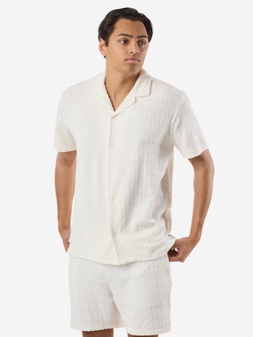 Denim Factory Comfort Fit Hemd 'Resort'‌‌‌‌‌‌‌ in Weiß: Vorderseite