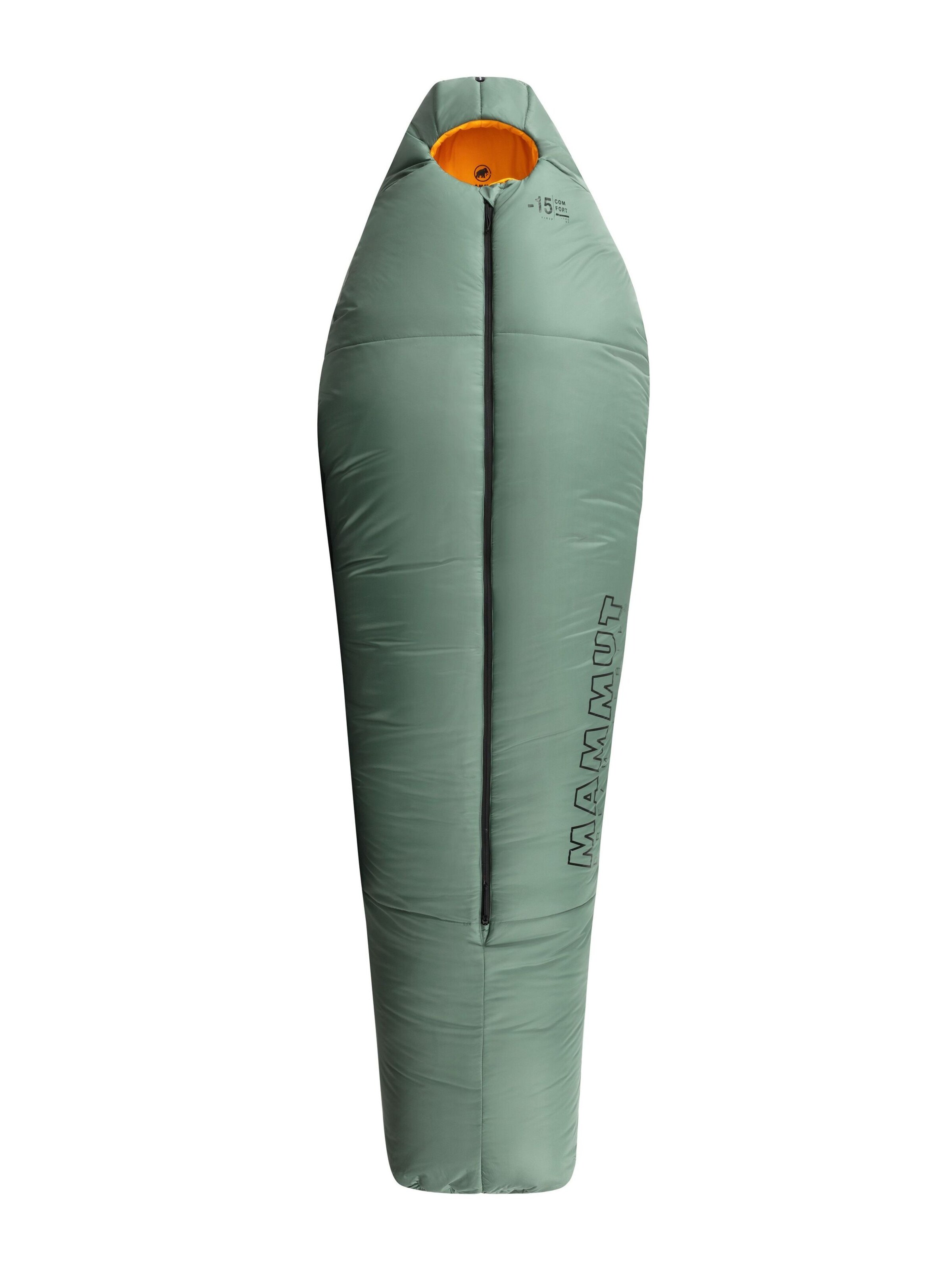 MAMMUT Schlafsack in Grün: Vorderseite
