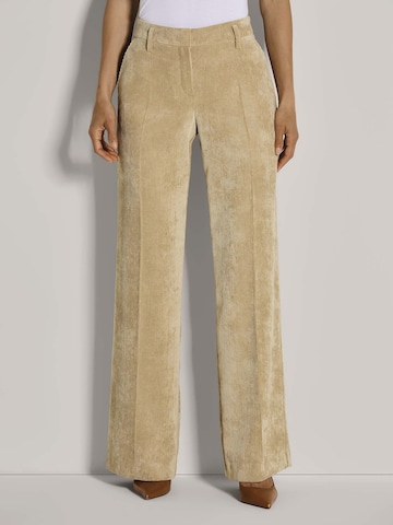 MADELEINE Wide leg Pantalon in Beige: voorkant