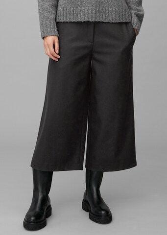 Marc O'Polo Wide Leg Hose in Schwarz: predná strana