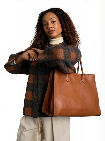 RE:DESIGNED Shopper ' Ora ' in Beige: voorkant