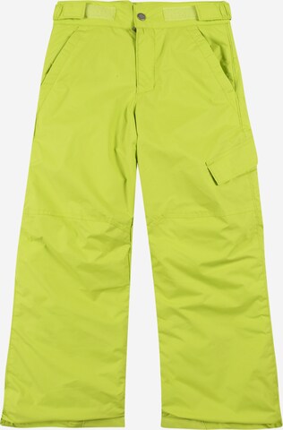 Pantaloni per outdoor 'Ice Slope II' di COLUMBIA in verde: frontale