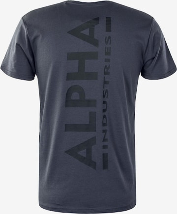 T-Shirt ALPHA INDUSTRIES en gris : devant