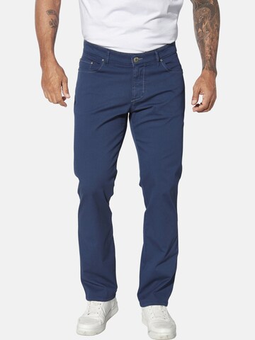 Jan Vanderstorm Regular Broek 'Jokibald' in Blauw: voorkant