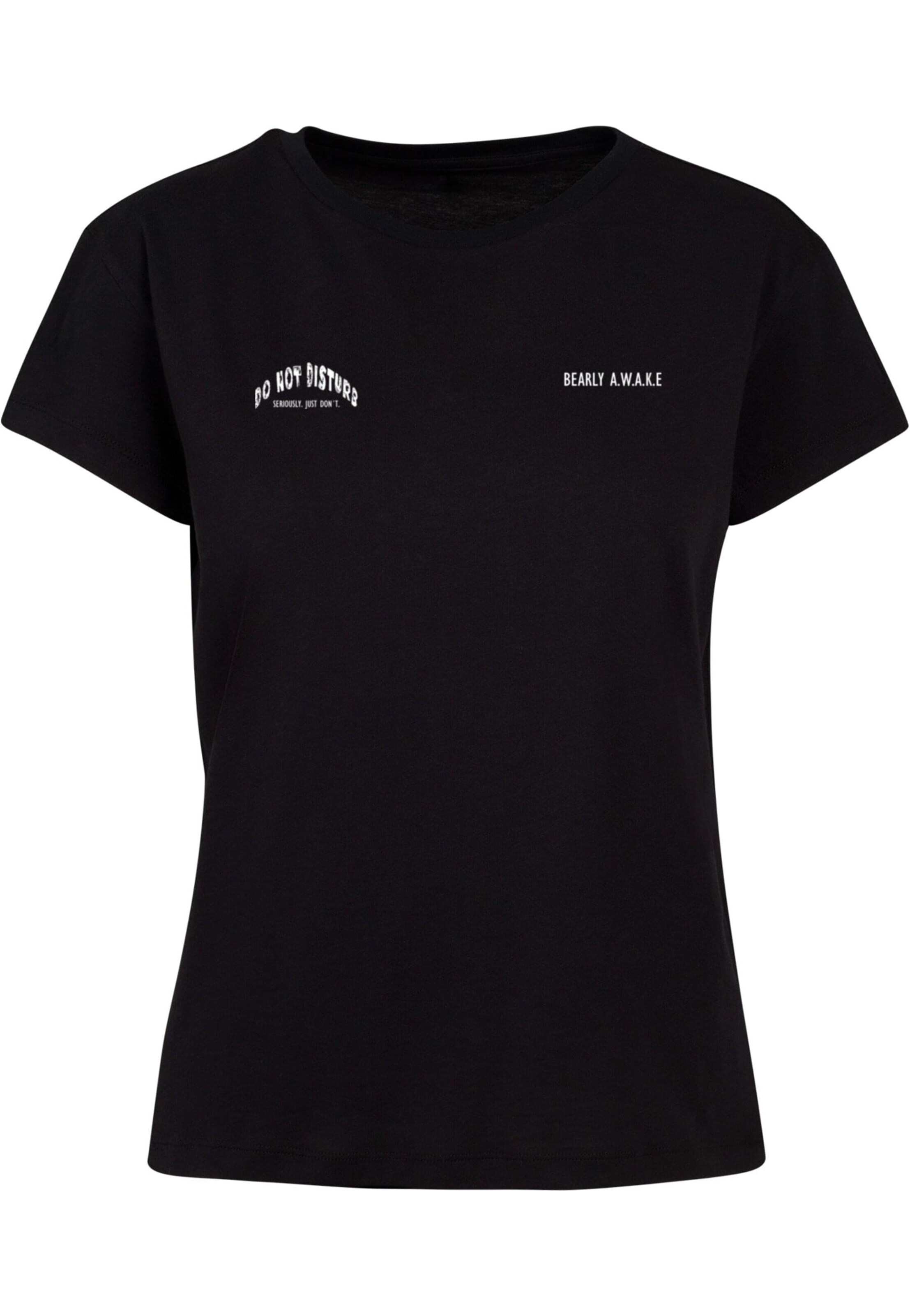 T-shirt 'Barely Awake' Merchcode en noir : devant