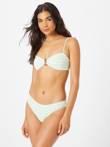 ROXY Bandeau Bikini felső 'CHECK IT' - zöld