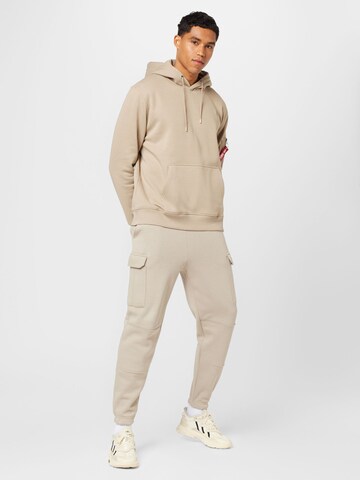 ALPHA INDUSTRIES Sweatshirt in Beige