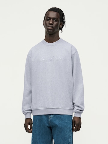 Carlo Colucci Sweatshirt in Grijs: voorkant