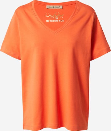 Smith&Soul Μπλουζάκι σε πορτοκαλί: μπροστά