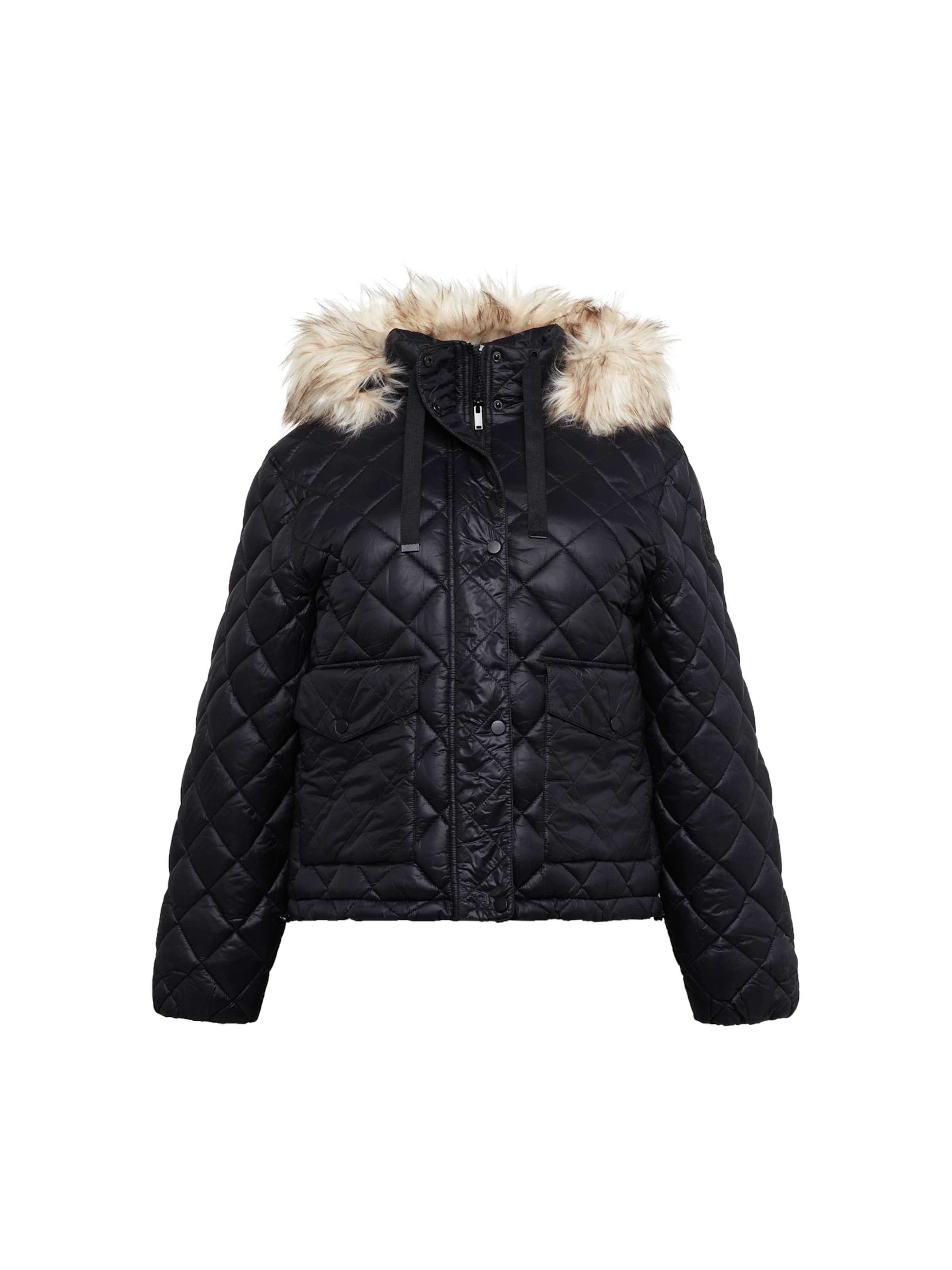 Giacca invernale di River Island Plus in nero: frontale