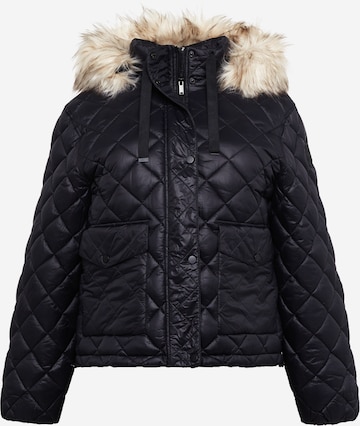 River Island Plus Winter jacket in Black: front