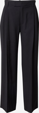 Lindex Wide leg Pleat-front trousers 'Spring' in Black: front